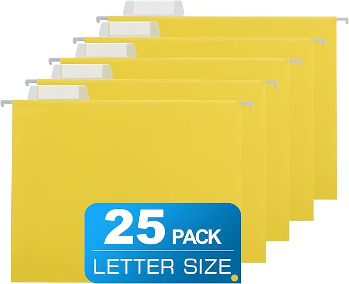 25 Packs Hanging File Folders by Unknown