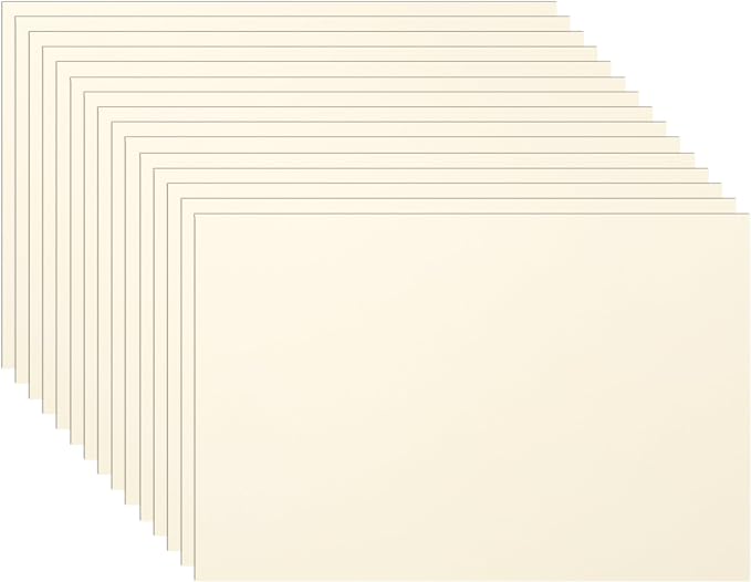 Guakicae 60 Sheets Cream Cardstock 4 x 6 Ivory Paper, 300gsm/110lb Heavyweight by Guakicae