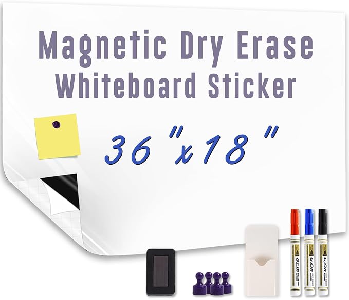Magnetic Whiteboard Sticker by HeatPomelo
