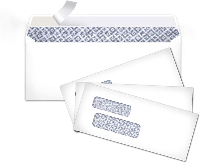 Amazon Basics #9 Security Tinted Double Window Envelopes by AmazonBasics