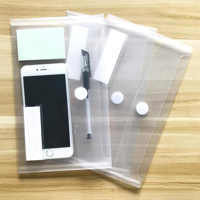 A5 Plastic Clear Envelopes Folder - Image 6