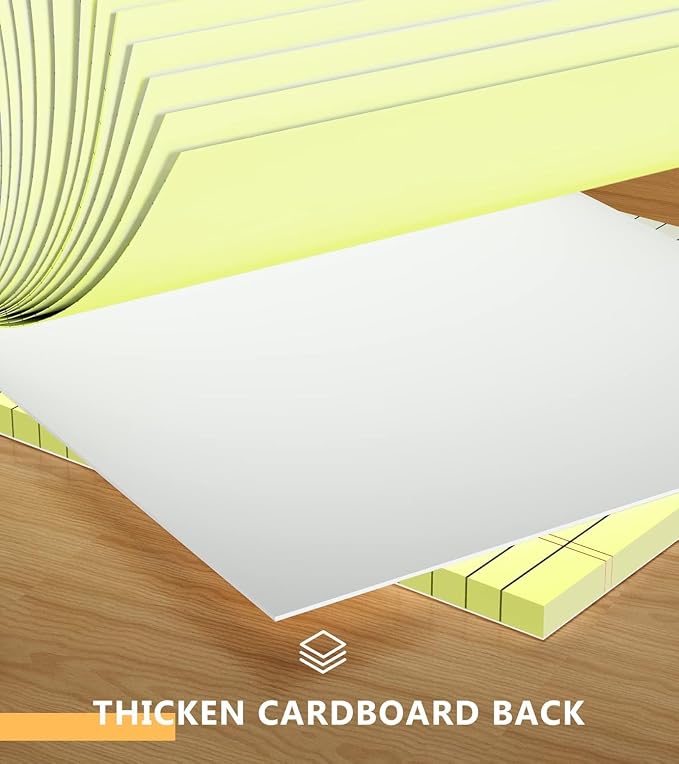 Yellow Legal Pads 4x6, 8 Pack, Narrow Ruled, Perforated, 30 Sheets per Pad | - Image 6