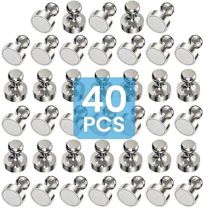 Fridge Magnets, Refrigerator Magnets, Magnetic Push Pins Perfect by Poffattr