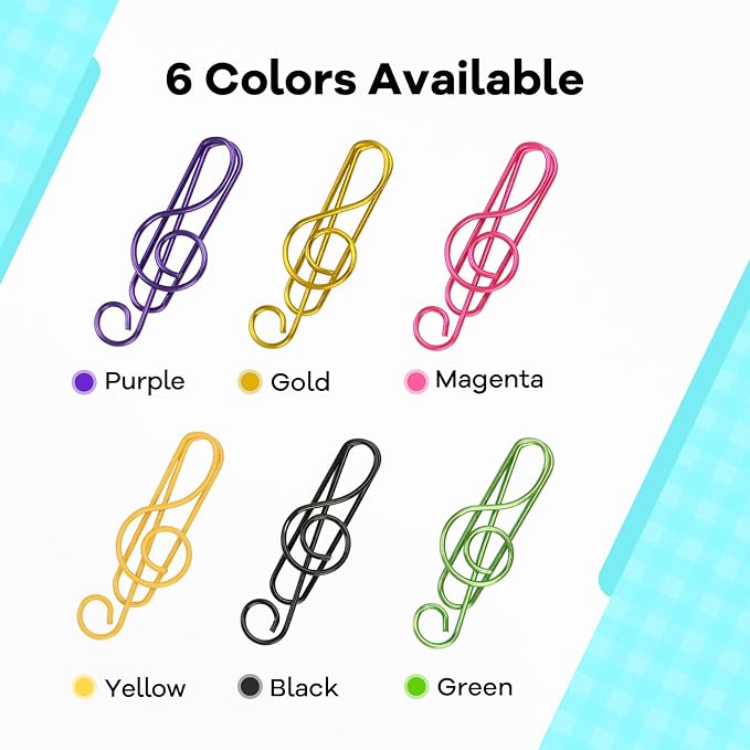 Paper Clips, Cute Paperclips Bookmarks Planner Clips, School/Office Supplies - Image 3