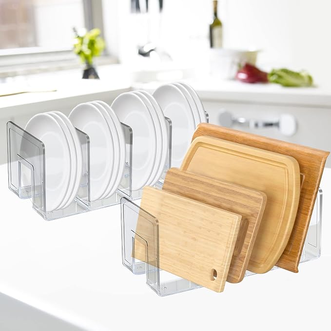 SAYEEC Acrylic File Sorter, Sturdy Desktop Files Organizer Files Folder Holder - Image 5