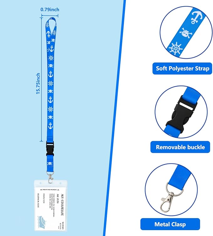 Cruise Lanyards, 4 Pack Waterproof Lanyards - Image 2