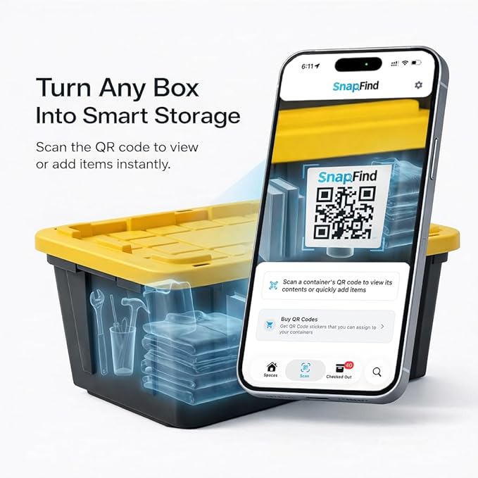 Smart QR Code Labels – AI Auto-Labeling, No Typing! Storage Bins & Moving - Image 2