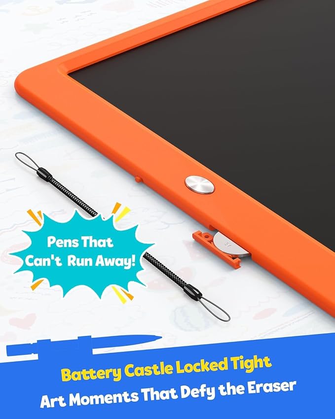 TEKFUN LCD Writing Tablet Doodle Board, 16inch Colorful Drawing Tablet Kids - Image 4