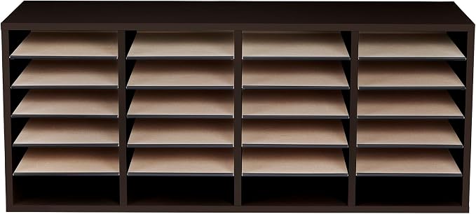 Safco Wooden Paper and Mail Organizer - Image 2