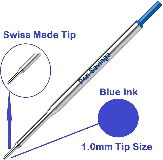 5 Pen Savings Ballpoint Pen Refills Compatible - Image 2