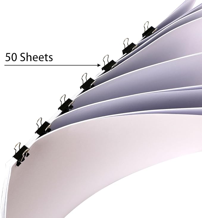 SANNIX 150 PCS Mini Binder Clips, 5/8 inch 15mm Binder Clips Black Paper Clamps Micro Size for Office Home School-DeskLoop Office