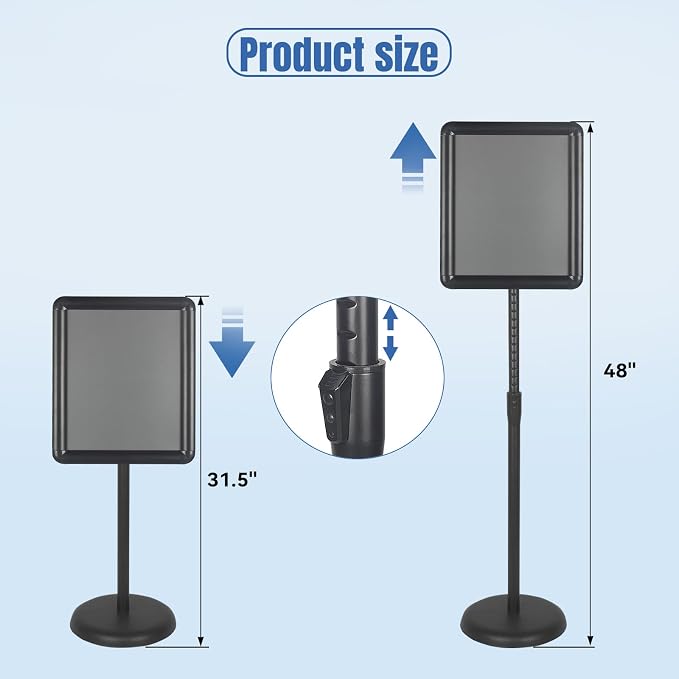 HUAZI 3PACK Sign Stand Holder Floor Sign Holder - Image 2