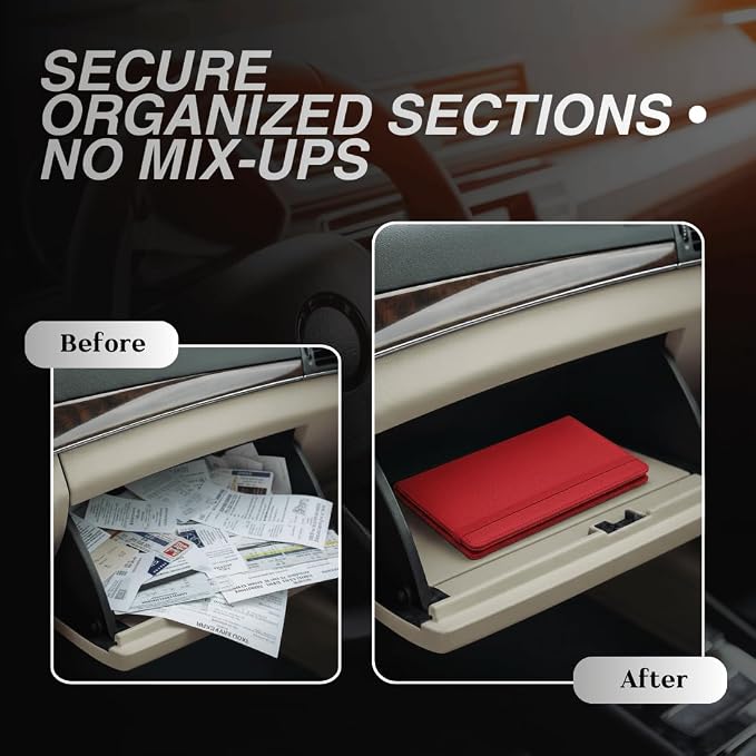 LINTRU 6-Pocket Car Registration & Insurance Card Holder - Image 5