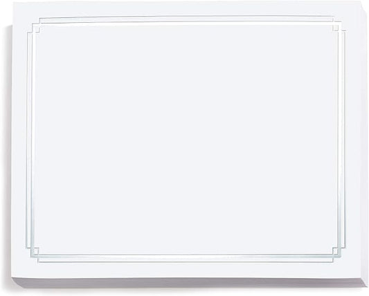PaperDirect Foil Elegance Specialty Certificates, 50 Sheets of 38lb White Paper by PaperDirect