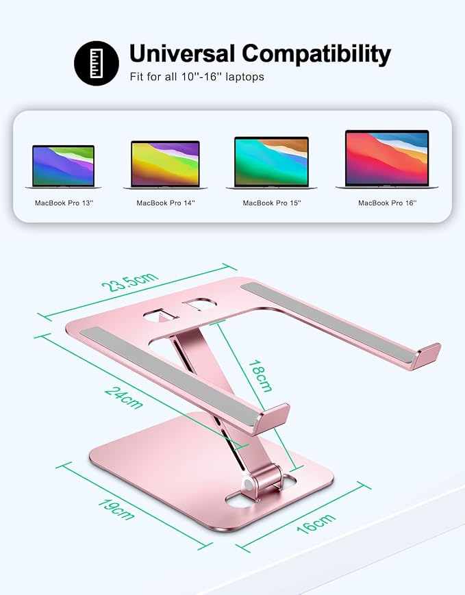 RIWUCT Foldable Aluminum Alloy Laptop Stand - Image 5