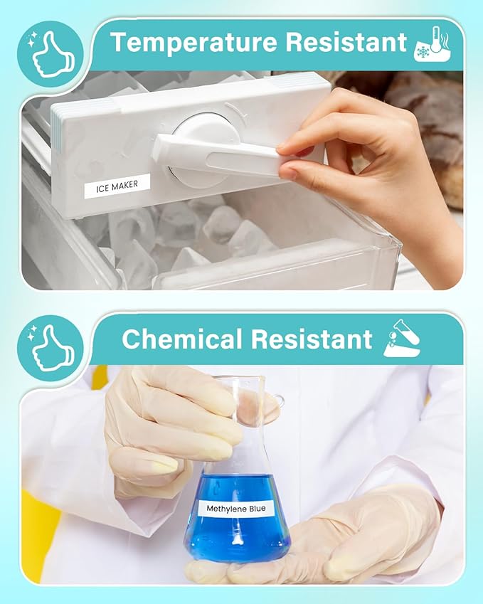 Colorty Label Maker Tape Refill Compatible with TZ TZe Tape 12mm 0.47 Laminated White TZe-231 TZe231 Replace for Brother P Touch Label Tape PT-D210 D220 1180 1280 1750 2030, 1/2" (12 mm x 8m, 4 Pack-DeskLoop Office