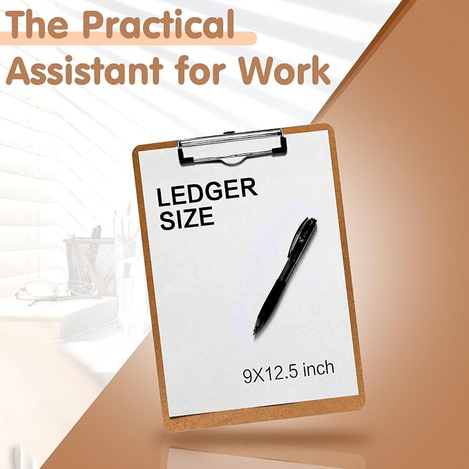 Clipboards, PANDRI 36 Pack Hardboard Office Clipboards, Low Profile Clip - Image 6