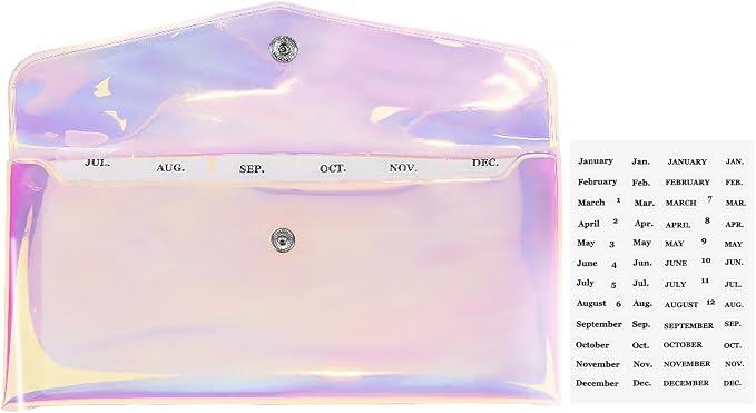 NatSumeBasics 6-Tab Cash Envelope Stuffing Wallet by NatSumeBasics