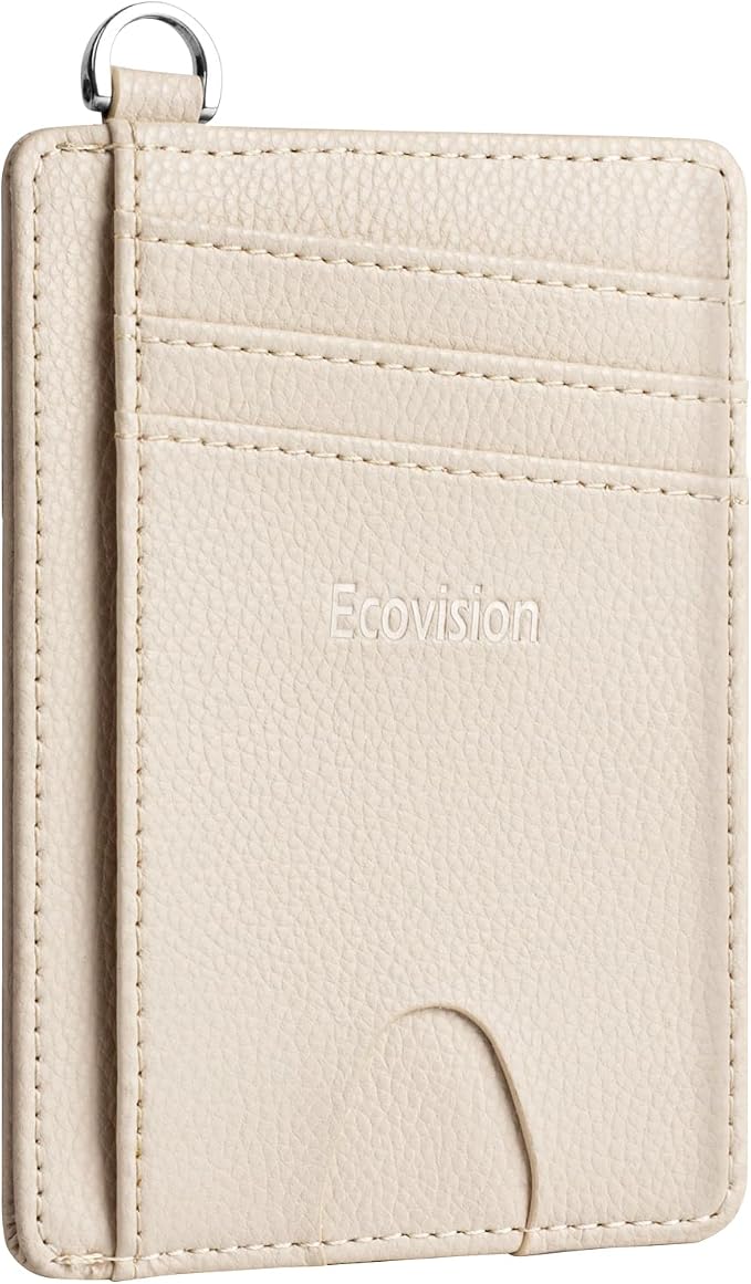 Slim Minimalist Front Pocket Wallet, RFID Blocking Credit Card Holder Wallet by Ecovision