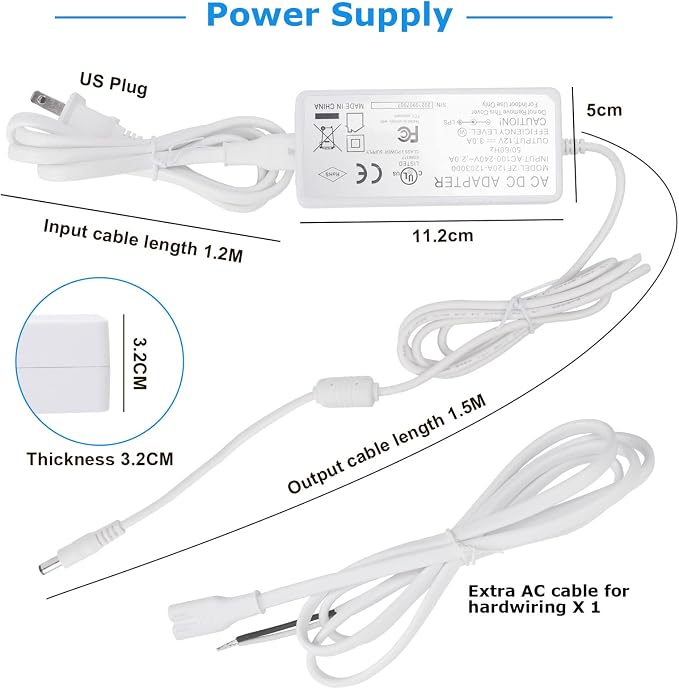 Litever Kitchen Under Cabinet LED Lighting Kit, Super Bright, Plug-in or - Image 4