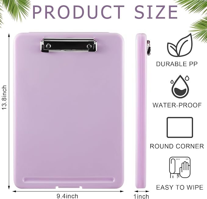 Geyoga 6 Pcs Plastic Clipboard - Image 2