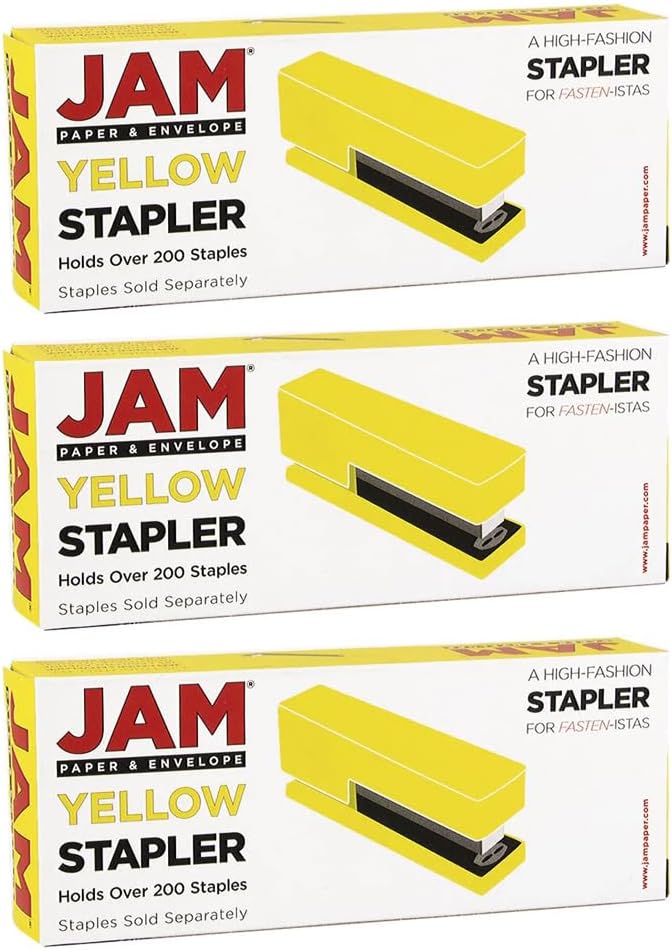 JAM PAPER Modern Desk Stapler - Image 3
