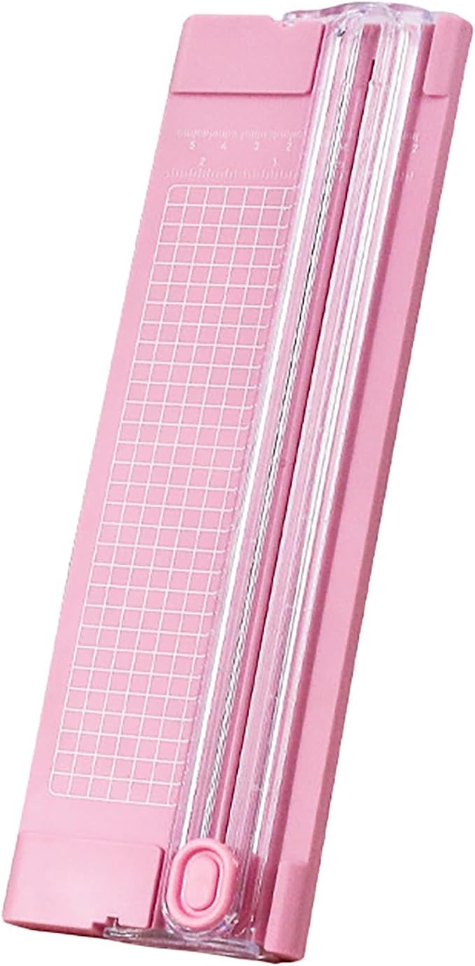A4 Pink 10.5 Inch x 3.5 Inch Paper Cutter by YIKANGHENG