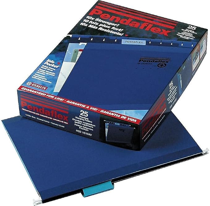 Pendaflex Reinforced Hanging File Folders, Letter Size, 1/5 Cut - Image 6