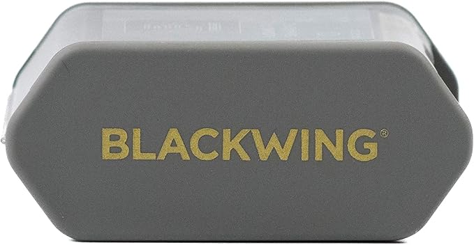 Blackwing Two-Step Long Point Pencil Sharpener, German Steel Blades, Creates by Blackwing