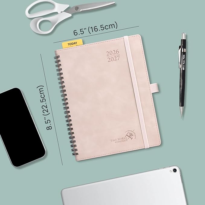 POPRUN Weekly Planner 2026-2027, 6.5" x 8.5", Academic Weekly and Monthly - Image 2