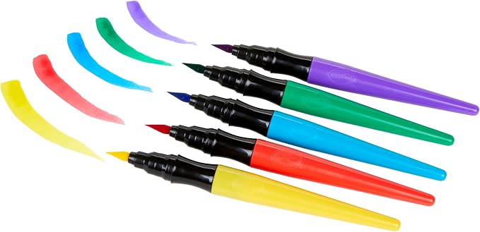Crayola No-Drip Paint Brush Pens, Creative Gift - Image 2