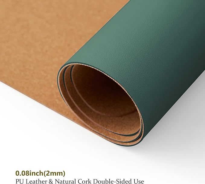 Cork Desk Mat - Dual-Sided Desk Pad - Image 3