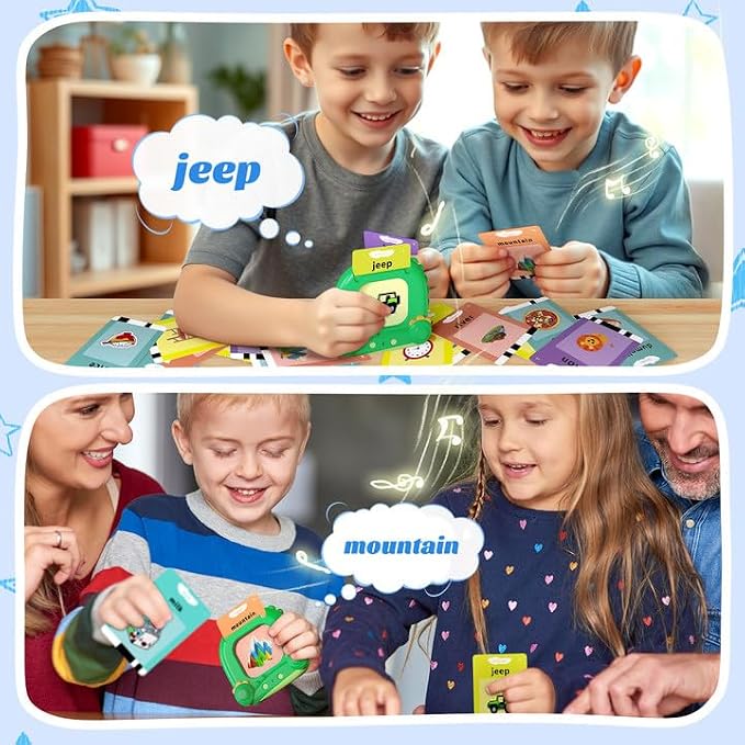 MindPal Talking Flash Cards for Toddler, Kids Learning Toys, Children's Sensory - Image 7