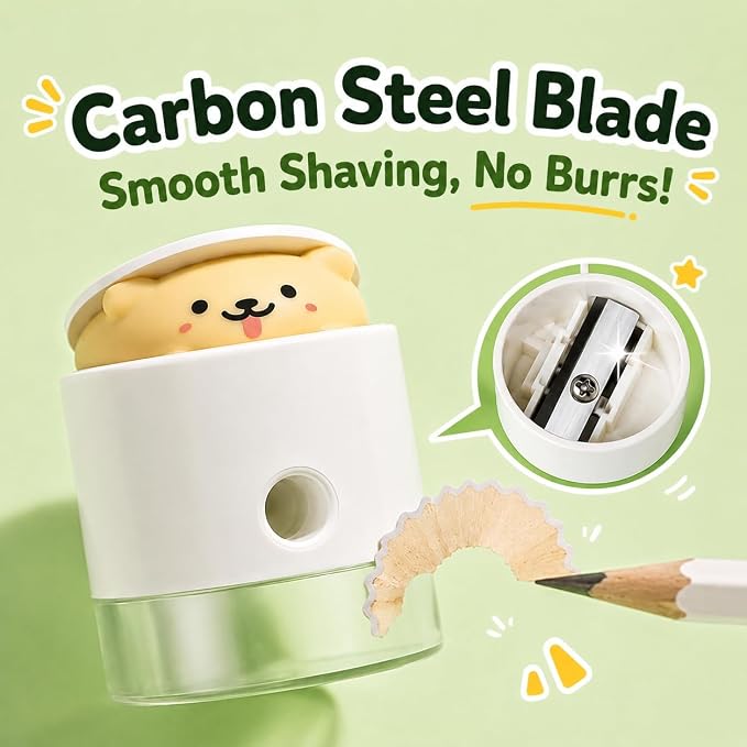 Cute Pencil Sharpener for Classroom, Animal Pop-Up When Sharpened, Manual - Image 4