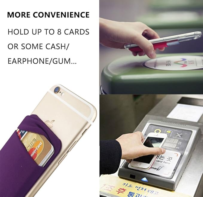 3Pack Cell Phone Card Holder Pocket - Image 5