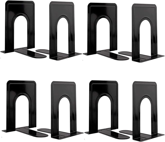 Metal Book Ends for Shelves, Book Shelf Holder Home Decorative, Book Ends for by Cologo