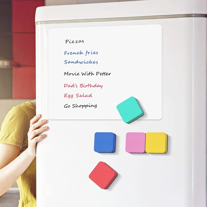 MaxGear Dry Erase Erasers, 24 Pack Magnetic Whiteboard Erasers, 6 Colors | Mini - Image 6