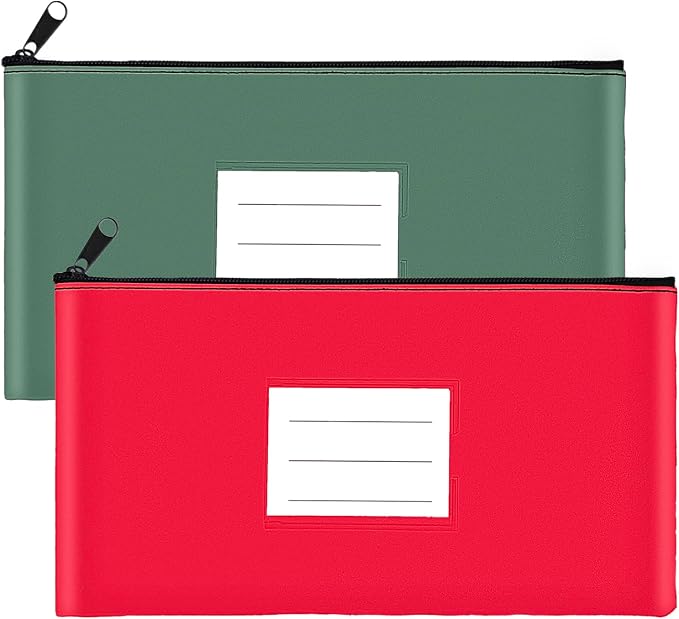2-Pack Bank Deposit Money Bags by COZEFFIC