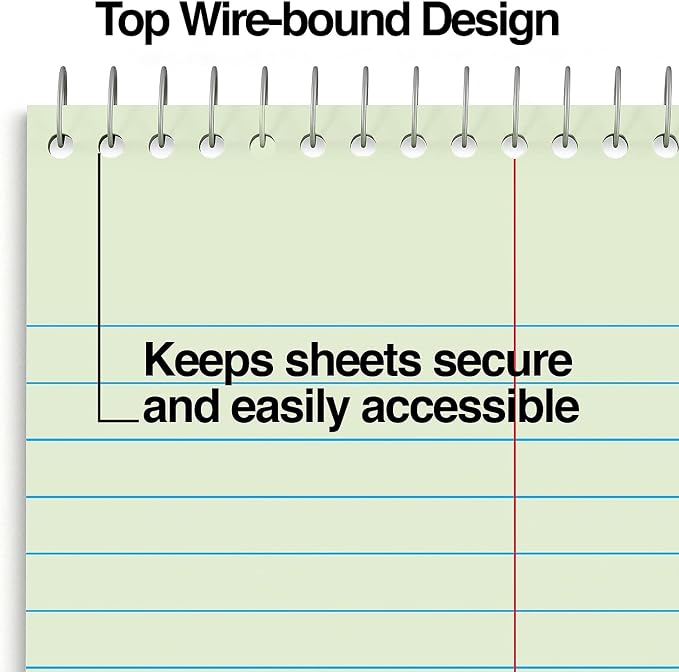STAPLES Steno Pads, 6” x 9”, Gregg Ruled - Image 5