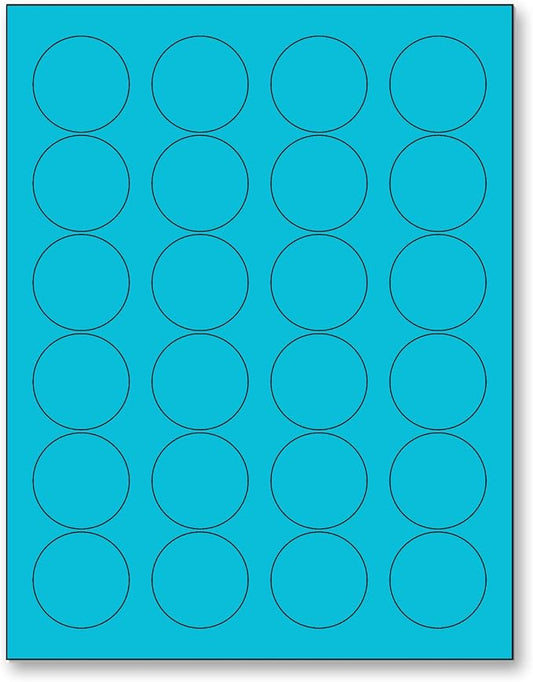 NextDayLabels - 8-1/2 x 11 Neon Color High Light Fluorescent Labels by NextDayLabels