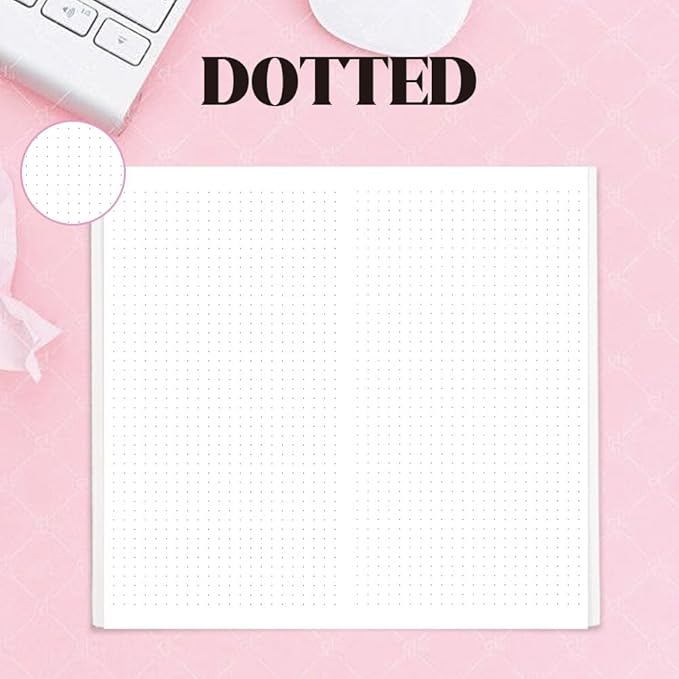 Travelers Notebook Inserts, Small Dotted Notebooks, Standard Regular TN Journal - Image 3