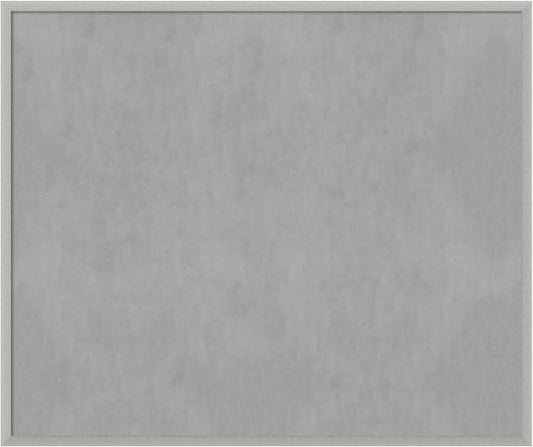 Amanti Art Silver Framed Magnetic Board 42x50 Oversize Vision Board by AmantiArt