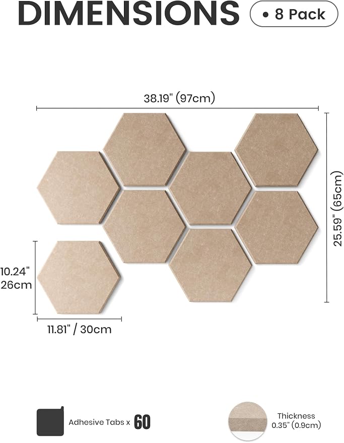 Fluxynara Hexagon Cork Board Alternative - Image 2