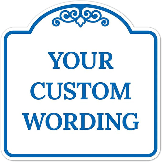 Custom Decorative Sign, Personalized Metal Sign by SigoSigns