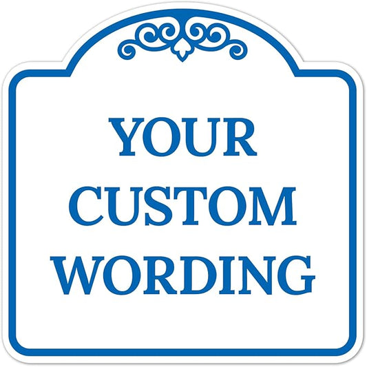 Custom Decorative Sign, Personalized Metal Sign by SigoSigns