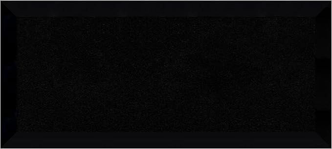 Amanti Art Black Cork Board for Wall, 15x33 Vision Board with Black Wood Frame, Medium Corkboard Office Decor for Home Organization, Modern Corkboard Pinboard to Display Items for Home Organization-DeskLoop Office