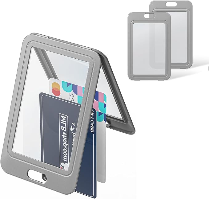 Uniclife 3 Pack ID Badge Holder by UnicLife