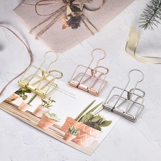 Extra Large Binder Clips 2 Inch, Big Paper Clamps Silver - Image 6