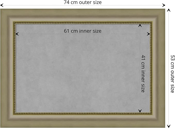 Amanti Art Silver Framed Magnetic Board 21x29 Medium Vision Board - Image 4