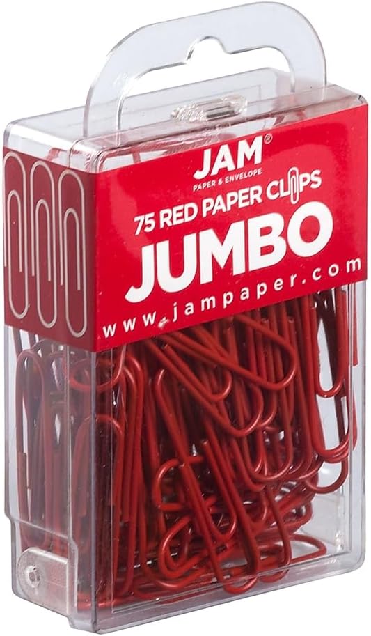 JAM PAPER Colorful Jumbo Paper Clips - Image 4